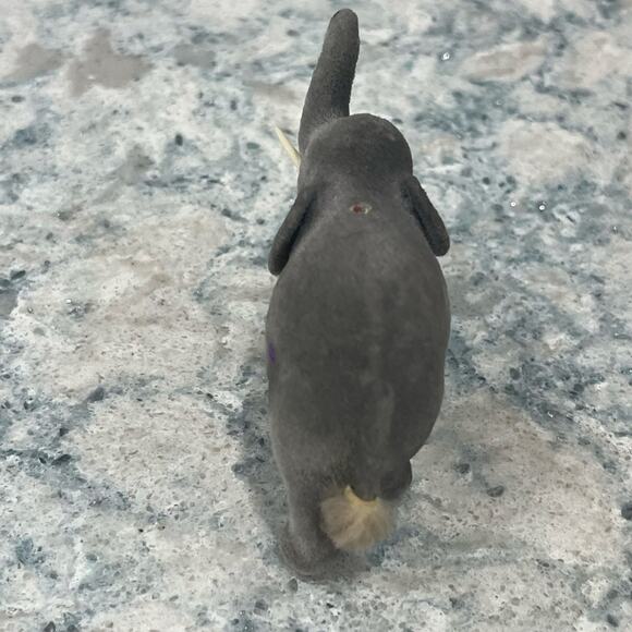 Vintage Wagner Kunstlerschutz Handwork Flocked West Germany ELEPHANT - Picture 3 of 5